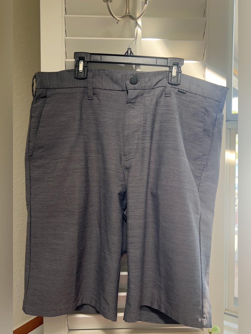 Hurley Men's Charcoal Performance Dress Pants